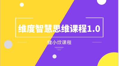 健小炆《维度智慧思维课程1.0》网盘下载-恋爱猫